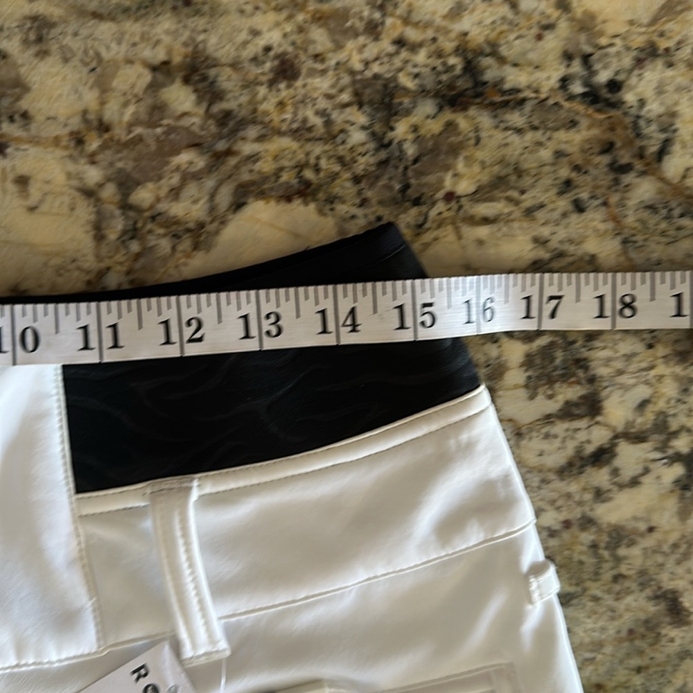 Roxy Rising High Ski Pant - White - Sz Large - Picture 5 of 9